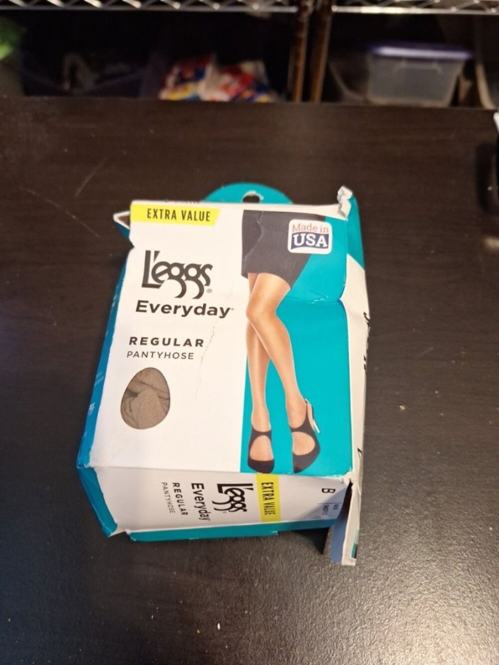 L'eggs Everyday Women’s 4-Pack Regular Pantyhose Reinforced Panty Sheer Toe